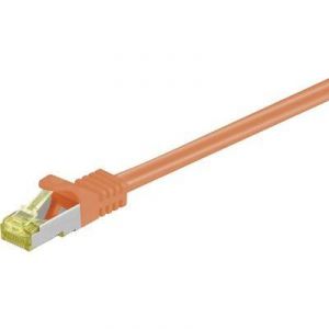 Goobay 91615 - Cordon RJ45 catégorie 7 S/FTP 3 m (Orange)