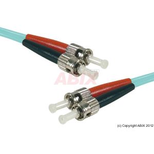 391822 - Câble jarretiere fibre optique duplex ST/ST OM3 50/125 3m
