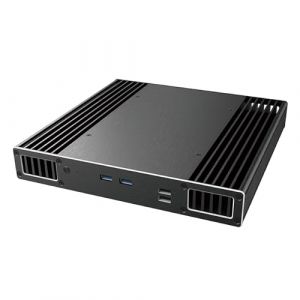 Akasa Bo&icirc;tier en aluminium - Plato RC - Compatible ASUS NUC 14 Pro - Sans ventilateur - 25 HDD/SSD