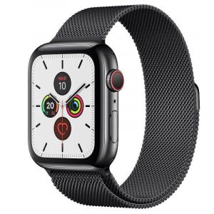 Devia Bracelet élégant boucle milanaise gris sidéral pour Apple Watch 38/40 mm