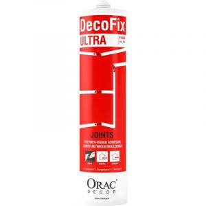 Orac Colle Joint Decofix Ultra FX400 Decor - Joint blanc base polymère pour joint entre profil Carton complet