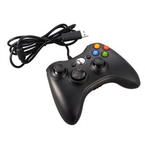 Image de XC Source Manette du Contr&ocirc;leur de Filaire Noir pour Xbox 360