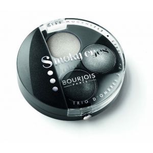 Bourjois Smoky Eyes N°01 Gris Dandy - Trio d'ombres à paupières