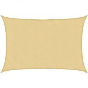 Vidaxl Voile D'ombrage Sable 3,5x2,5 M 100 % Polyester Oxford - Neuf