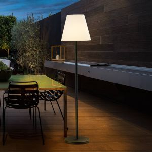 Lucande - Luminaire de terrasse 'Jaimy' - blanc, noir
