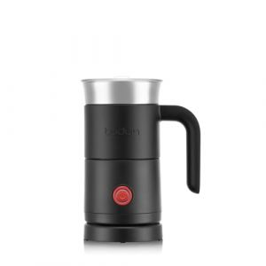 Bodum BARISTA Mousseur &agrave; lait &eacute;lectrique 300 ml &ndash; Acier inoxydable avec rev&ecirc;tement int&eacute;rieur antiadh&eacute;sif &ndash; Pour cappuccino, latte & chocolat chaud &ndash; Deux disques pour mousser et chauffer le lait