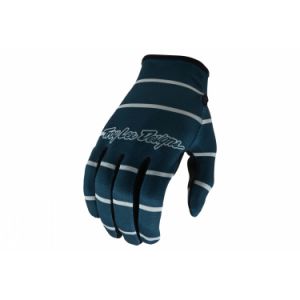 Troy Lee Designs Gants flowline stripe bleu gris m