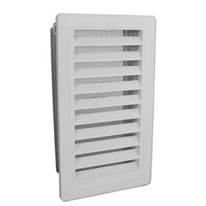 Upmann Grille ventilation moustiquaire et cadre de montage 100 x 210 mm