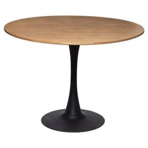 Image de Table de Repas Design "Elias" 102cm Marron