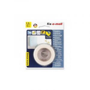 Suki Double face de montage Blanc résistance 30 kg 1,5 m x 19 mm