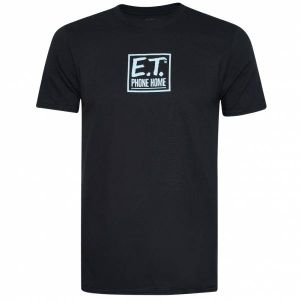 ET l'extraterrestre Flying Hommes T-shirt UNMTS075BLK