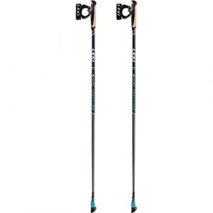 Leki Goods, Cyan/Noir/Blanc, 100 cm.