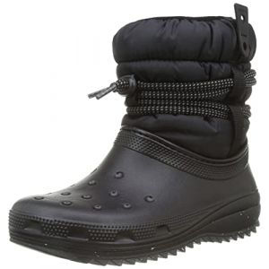 Crocs Classic Neo Puff Luxe Boot W, Botte de Neige Femme, Black, 36/37 EU
