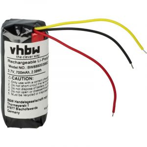 Vhbw Batterie Compatible Avec Bose 423729, Soundsport Free Casque Audio, Écouteurs Sans Fil (700mah, 3,7v, Li-Polymère)