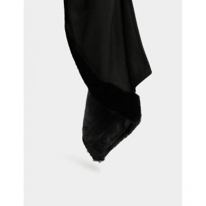 Morgan Cape avec détails imitation fourrure