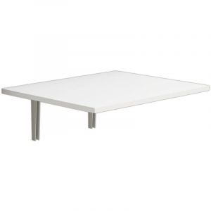 Cotecosy Bureau / &Eacute;tag&egrave;re murale pliable Fei 50x60cm Bois Blanc - Blanc