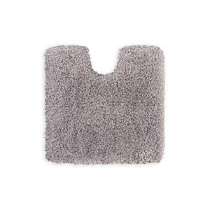 WohnDirect - flauschiger Hochflor Premium Badezimmerteppich VIENNA Badematten 1 ct Grau (19.99 &euro; / 1 ct)