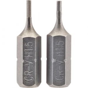 Draper Tools 63944 Lot de 2 embouts hexagonaux 1,5 mm 1/4" 25 mm de long