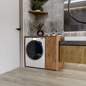 Armoire pour lave-linge Rétro minimaliste 96x885x62 - MEUBLE DE SALLE DE BAIN COLONNE DE SALLE DE BAIN