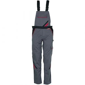 Planam Salopette Highline Femme 233 (Gris.A/Noir - T36)
