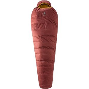 Deuter Astro 300 Sleeping Bag, redwood/curry Left Zipper Sacs de couchage momie