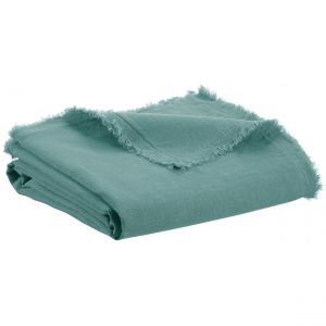 Vivaraise Plaid en lin Zeff Nomade Prusse