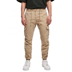 Urban classics Pantalon de Jogging Cargo survêtement, Beige Union, XXXXL Homme