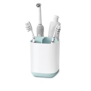 Image de Joseph joseph Porte-brosse à dents Easy-Store Small / 3 compartiments blanc,bleu en matière plastique