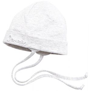 Sterntaler Bonnet b&eacute;b&eacute; &agrave; lacet argent&eacute; - Taille 37 cm