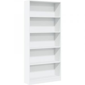 VidaXL Bibliothèque Blanc 80x24x176 Cm Bois D'ingénierie