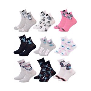 Chaussettes Pack Fille Disney Lilo Et Stitch 9 Paires Teen