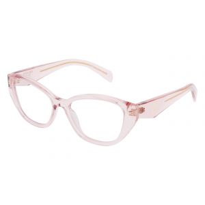 Prada Eyewear lunettes de vue à monture transparente - Rose