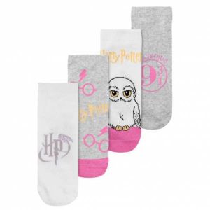 Harry Potter "Hedwig Mix" Femmes Socquettes 4 paires 013331