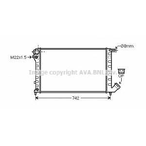 Ava Quality Cooling Radiateur (247CNA2159)