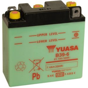 Yuasa Batterie B39-6 6V 7Ah Avec entretien