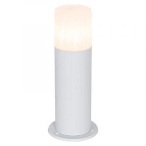 Qazqa Odense - Lampe sur pied extérieur - 1 lumière - ø 11.9 cm - Blanc - Moderne - éclairage extérieur