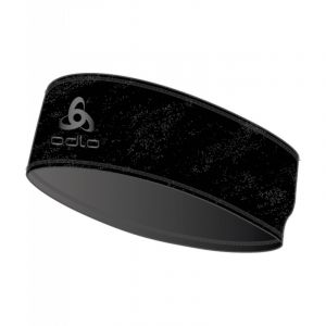 Odlo Polyknit Warm Eco Reflective Headband - Bandeau Black Taille unique