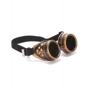 DEGUISE TOI Lunettes aviateur cuivre Steampunk Adulte Taille Unique