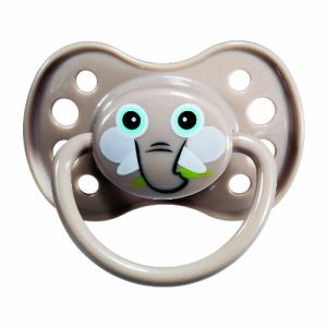 Dodie 5411021 - Sucette anatomique Masque avec anneau en silicone N&deg;34 (6 mois +)