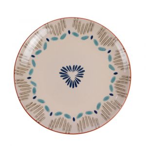 Amadeus Lot de 6 assiettes plate 26 cm d&eacute;cor&eacute; en gr&egrave;s