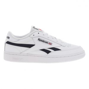 Reebok Baskets tennis en cuir blanches à semelle plate et à lacets plats