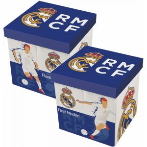 Image de Arditex Siège Range-tout Textile 30x30x30cm de CLUBS-Real Madrid CF