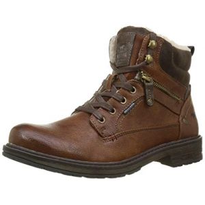Mustang 4157-603, Bottine Homme, Cognac, 45 EU