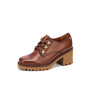 Pikolinos Chaussures à lacets à bout rond et talon bottier Marron - Taille 41