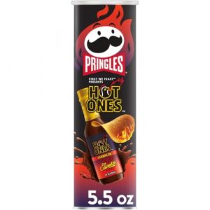 Pringles Potato Crisps Chips Los Calientes Barbacoa - 5.5 oz