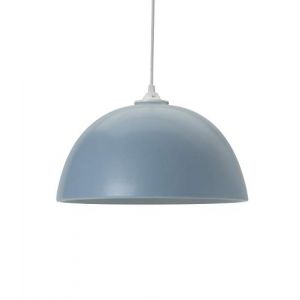 Lussiol Suspension 1x e27 céramique bleu Rosa D.30 cm