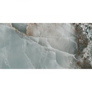 Carrelage Aspect marbre Colorado turquoise poli 60x120 cm