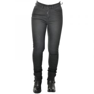 Overlap Jeans moto femme Jessy noir- 30
