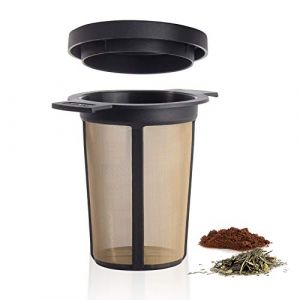 Finum 4216000 Infuseur à Thé L Acier Inox Noir