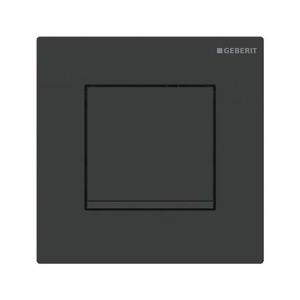 Geberit Commande urinoir Noir mat laqué Bandes noir